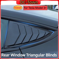 Rear Side Blind Window for Tesla Model 3+ Rear Triangle Window Spoiler Louver Shutter Cover New Mode