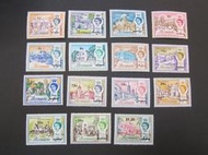 【雲品三】百慕大Bermuda 1970 Sc 238-251 set MNH/MH 