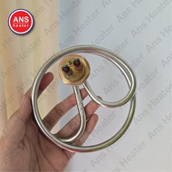Butterfly heater element, bain marie heater, water heater element