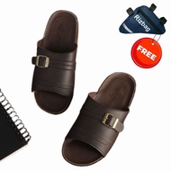 Sendal indian pria dewasa-sendal kualitas premium casual anti slip- sendal selop free tas segitiga