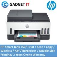 HP Smart Tank 750 / Print / Scan / Copy / Wireless / Adf / Borderless / Double Side Printing/ (6UU47