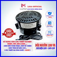Đổi nguồn Lioa 1200VA biến áp tự ngẫu DN012 đổi điện 220v sang 100v-120v