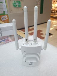 1200Mbps WiFi Signal Extender Dual Band Wireless Repeater 2.4/5.8GHz WiFi Booster with 2 Ethernet