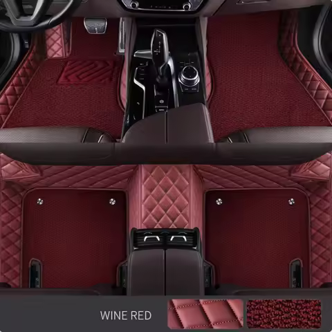 5D Custom Car Floor Mats For Lexus LS LS350 LS400 LS430 LS460 LS500 LS500h Auto Carpets Double Layer