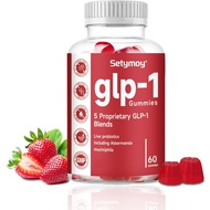 GLP-1 Supplement Gummies with Akkermansia Probiotic,, GLP 1 Probiotic Gummy for Women and Men 60 Gum