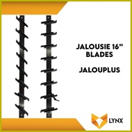 ➣ ∨ ┛ Jalousie Jalouplus 16 Blades for Louver Window 1 Pair