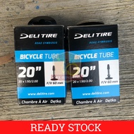 Bicycle Inner Tube 20 X 1.50 / 1.75 / 1.95 / 2.00 (406) Swallow Deli Tire Fv Presta 6 Cm 60 Mm