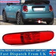 For Mini Cooper R56 R57 R58 R59 F55 F56 F57 2007-2017 Rear Bumper Fog Light Lamp 63246946904 Rear Bu