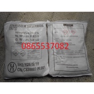 (Bao 25kg - 51k/kg) 1kg Hóa chất làm mờ kính muối Amoni Biflorua NH4HF2