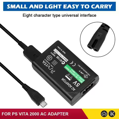 For PS Vita PSV 2000 Psvita 2000 PS Vita PSV Home Wall Charger Power Supply EU US Plug USB Data Char