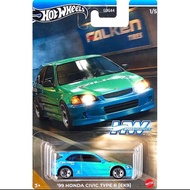 Hot Wheels 99"Honda Civic Type R (EK9) Falken