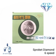 Freewheel / sprocket 7 speed diamond