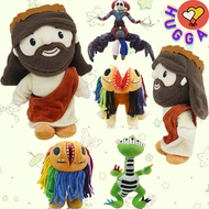 HUGGA Jesus Pillow Blox Fruits Plush Toy for Kid Boy Poppy Playtime Chapter 5 Plushie Doll Kitsune D