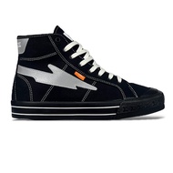 sepatu sneakers pria wanita x ternal petir nyala sepatu xternal Mitterns Storm High Black Oreo Refle