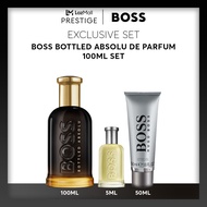 [Lazada-Exclusive] BOSS Bottled Absolu de Parfum 100ml Set | NEW Woody Smoky Masculine fragrance for