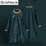 EvoNova Jersey Couple Lakoh Sport / Muslimah And Short Sleeve Jersey / Sports Jersey