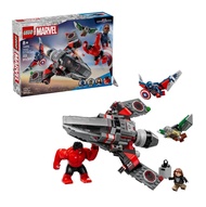 【LEGO 樂高】磚星球〡 76292 漫威系列 美國隊長vs.紅浩克 Captain America vs. Red Hulk Battle