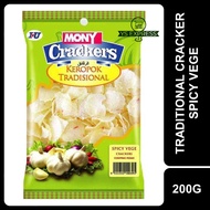MONY Traditional Spicy Vege Crackers 200G - Keropok Tradisional Sayur Pedas