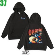 【史迪奇 星際寶貝 Lilo &amp; Stitch】連帽厚絨長袖卡通動畫電影T恤(共4種顏色) 購買多件多優惠!【賣場九】