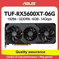1 Asus High-End Unique AMD TUF RX5600XT-06G Game GDDR6 192 Bit Game Desktop Computer Graphics Card PK RTX2060