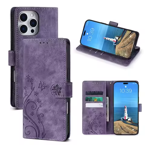 Flip Cover PU Leather Carving Phone Case for TCL 20s 20L 20B 20R 20AX 30Z 30E 30V 30T 40R 40X NxtPap