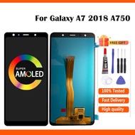 AMOLED Samsung Galaxy A7 2018 LCD Samsung A750gn LCD Display SM-A750F