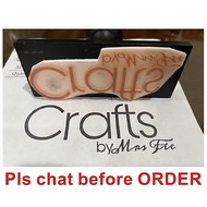 Extra Size Polymer Rubber Stamp (with your Own Design) without ink - (Plastik / Wooden Hander)