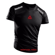 2024 fashion [ready Stock] New Reebok Microfiber Jersey Gym Training / Jersi Reebok Gym Running Training