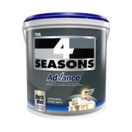 สีน้ำทาฝ้า TOA 4 SEASONS ADVANCE A7000 ด้าน 1 แกลลอน (1022652)