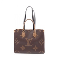 【二手】路易威登LOUIS VUITTON Tote Bag OnTheGo MM Monogram Giant Reverse 2WAY M45321 PVC塗層帆布皮革 OnTheGo MM 女士