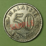 50 Sen Syilling Malaysia Tahun 1977/1978/1980/1981/1982/1984 Coin collection