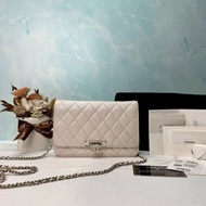 CHANEL 19K荔枝牛woc鏈帶包