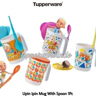 Tupperware Upin Ipin Mug 1pc gelas plastik happy face healthy body minum tumbler anak lucu murah diskon promo