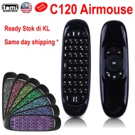 C120 Wireless Air Mouse with Keyboard Smart Remote Control for TV Box PC TV Android TV