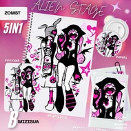 [ALIEN STAGE] Alien Stage merch pack bookset badge hyuna luka ivan till mizi sua zomst