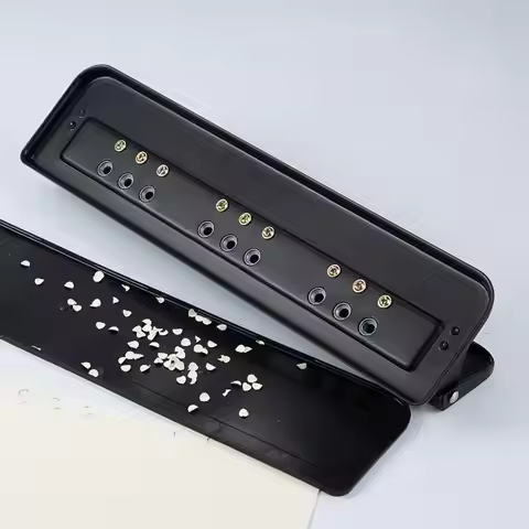 9 Hole Puncher Reusable Versatile Paper Punching for DIY Crafts Home School