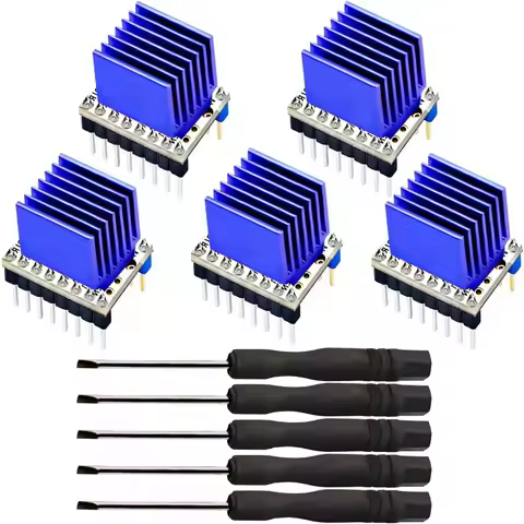 1-5Pcs TMC2208 V1.2 Stepper Driver Module with Heat Sink for 3D Printer Controller Mother Boards Ram