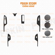 HONDA CIVIC 18-25 Interior decal stickers with matte carbon grain, glossy carbon grain, wood grain, 