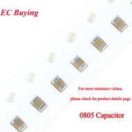 100pcs 0805 SMD Chip Multilayer Ceramic Capacitor 0.5pF - 47uF 10pF 22pF 100pF 1nF 10nF 100nF 0.1uF 