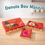 Donut Box Contains 6 27x18x5 Oil Resistant Food Grade Lamination Modern Packaging Box - Size 21x13.5