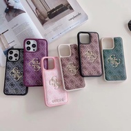 Spot goods.Fashion brand GUESS.Fabric embroidery.Full package soft case.Anti drop, anti slip. iPhone