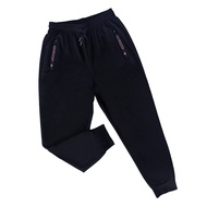 CHALLENGER Big Size Joggers Drawstring Waist Slim Fit Long Sweat Pants CH6053C3 Black Plus Size Jogg