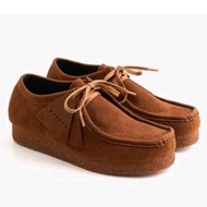 Men's Casual Shoes - Chungky Wallabee Shoes - Men's Casual Shoes Full Tan