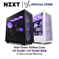 NZXT H7 FLOW / H7 FLOW RGB ( 2023 ) Mid-Tower Gaming Pc Case / Casing - White