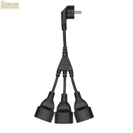 Safe Triple Power Socket Adapter with IP44 Waterproof Rating for Various Devices