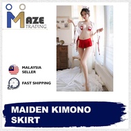 Sexy Hot Japanese Maiden Kimono Skirt Lingerie Uniform Set Adult Games Role Play Cosplay LG-4