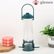 GLENES Pet Feeder Hanging Transparent Pet Supplies Parrot Myna Outdoors Bird Food Box