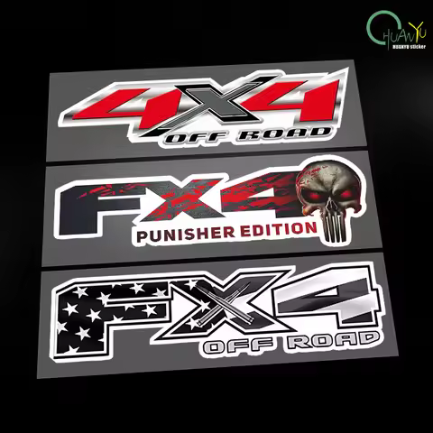 New F-150 New Raptor RAPTOR Car Decal Pull F150 Cargo Box 4X4 FX4 Decoration Modification Car Sticke