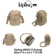 Tas Selempang Wanita Mini / Tas HP 3 Ruang Kipling #800