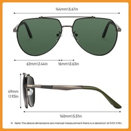 Cyxus Prolarized Aviator Sunglasses For Men Polarized Shades with UV Protection Eyeglasses Original 